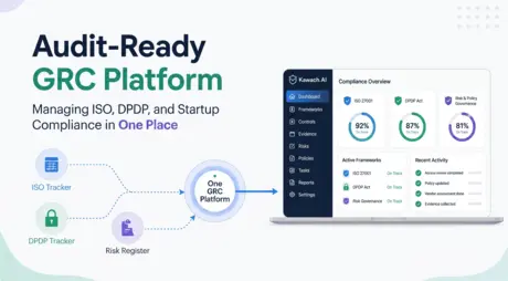 India's Audit-Ready GRC Platform — Managing ISO, DPDP, and Startup Compliance