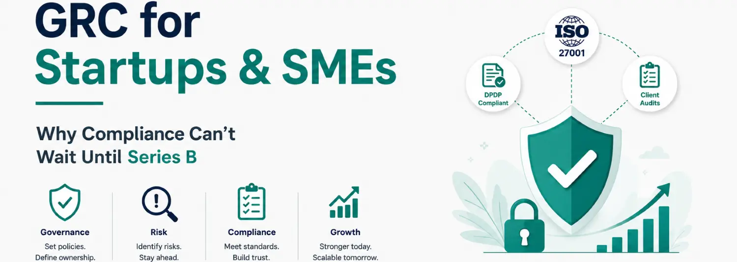 GRC for Startups & SMEs — Why Compliance Can't Wait Until Series B