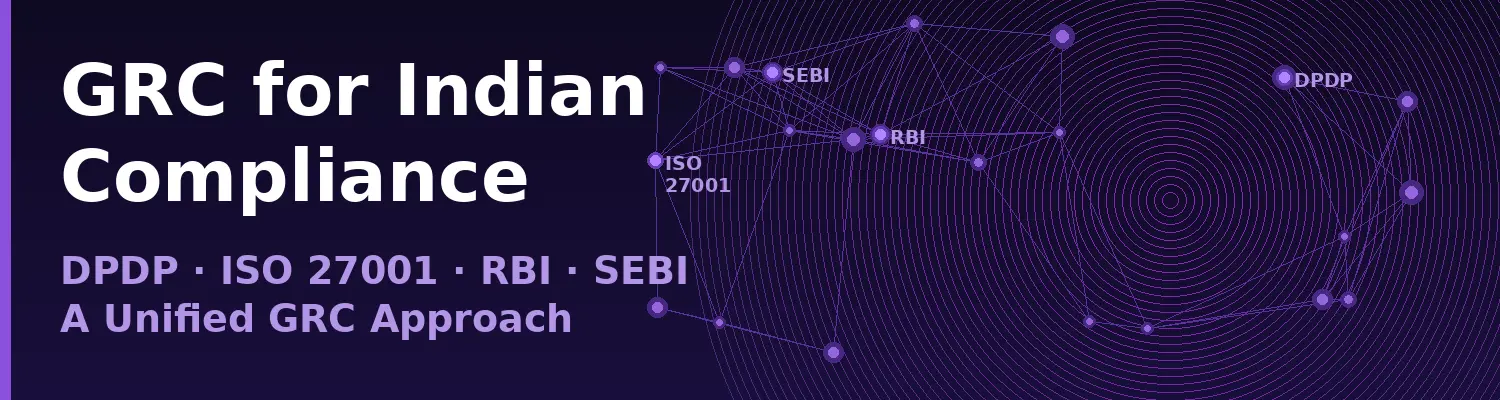GRC for Indian Compliance — Making Sense of DPDP, ISO 27001, RBI, and SEBI